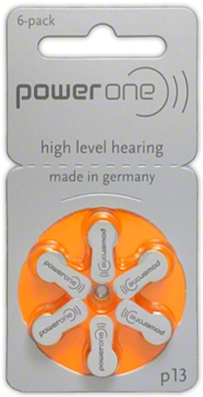 Power one P13 1.45V PR48 Hearing Aid Batteries