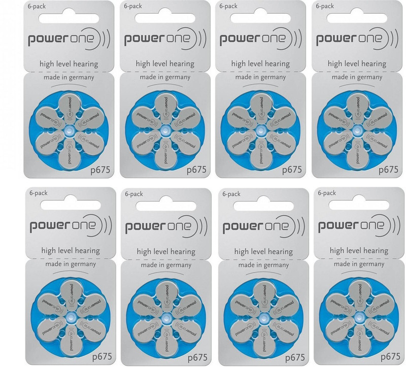 Power one P10 Hearing Aid Batteries 1.45V 2 patta pack of 12 batteries p10 hearing aid battery Stethoscope Case(Silver)