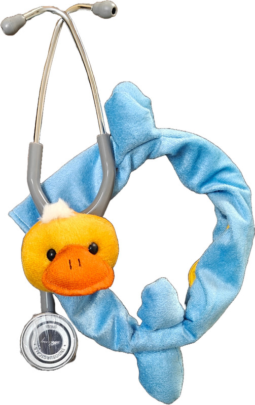 LIFEKA Duck D01 Stethoscope Cover(Blue, Yellow)