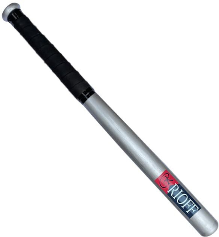 Rioff Baseball Bat for Self Defence (Silver) Willow Baseball  Bat For 15+ Yrs(900 g)
