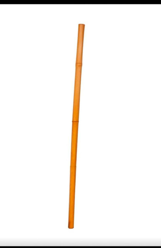 ABC Gym Stick for Weight Loss Self Defence,Stick for Exercise Walking Stick Gymnastic Stick - 153 inch(Brown)