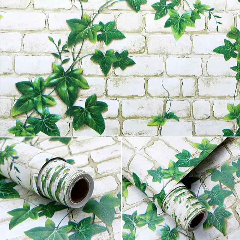 NuWallpaper 250 cm x 45 cm Waterproof Abstract Vinyl Wallpaper(Green)
