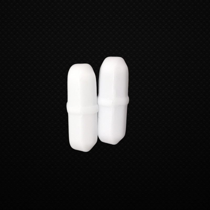 Teflon Magnetic Beads 30X8mm Magnetic Stirrer Beads PTFE (Non-stick) 3 cm Stirrer(White Pack of 2)