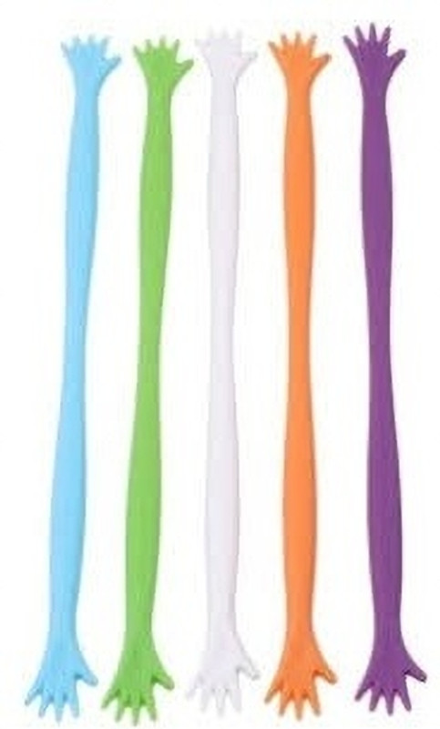 Xila Magic Stirrer Plastic 8 cm Stirrer(Multicolor Pack of 5)