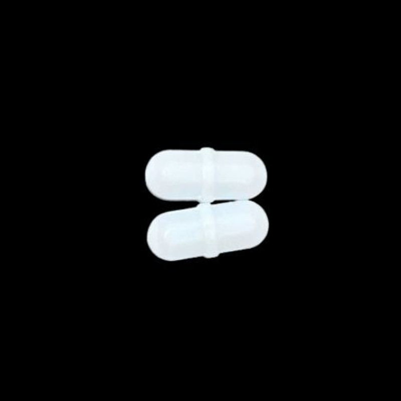 Teflon Magnetic Beads 50X9mm Magnetic Stirrer Beads PTFE (Non-stick) 5 cm Stirrer(White Pack of 2)