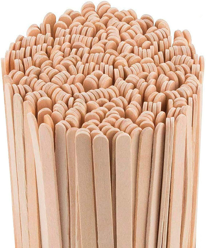 shilpo Eco-Friendly bamboo Tea Beverages coffee Stirrer Sticks Wooden 12 cm Stirrer(White Pack of 500)