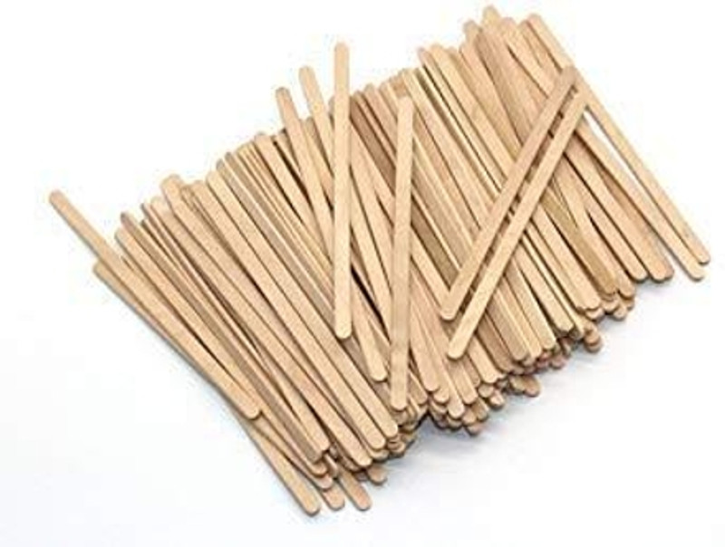 softiss Coffee Stirrer Sticks | Tea Stirrer | Beverage Stirrer | Disposable Birchwood Wooden 11 cm Stirrer(Brown Pack of 1000)