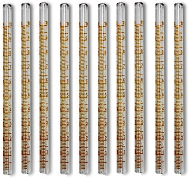 Apex Labs Wintrobe Tube Glass 12 cm Stirrer(Clear Pack of 10)
