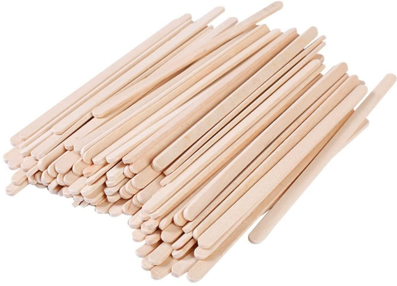 Aloud Creations Stirrer Wooden 14 cm Stirrer(Yellow Pack of 1)