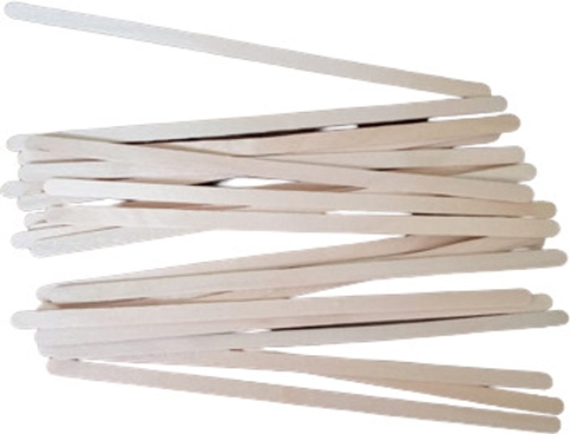 Renuka Designers Villa Wooden 10 cm Stirrer(Brown Pack of 500)