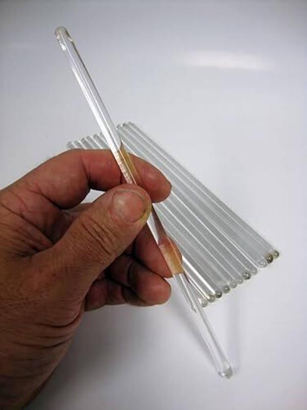 wkm Stirring Rod Glass 150X6 mm, Chemistry Lab for Mixing Chemicals Glass 15 cm Stirrer(Clear Pack of 12)