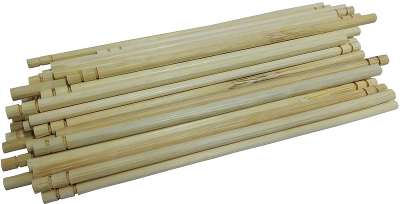 Adhvik Wooden Disposable Hot & Cold Beverage Straw Stirrer Sticks-(8"inch) Wooden 20 cm Stirrer(Beige Pack of 25)