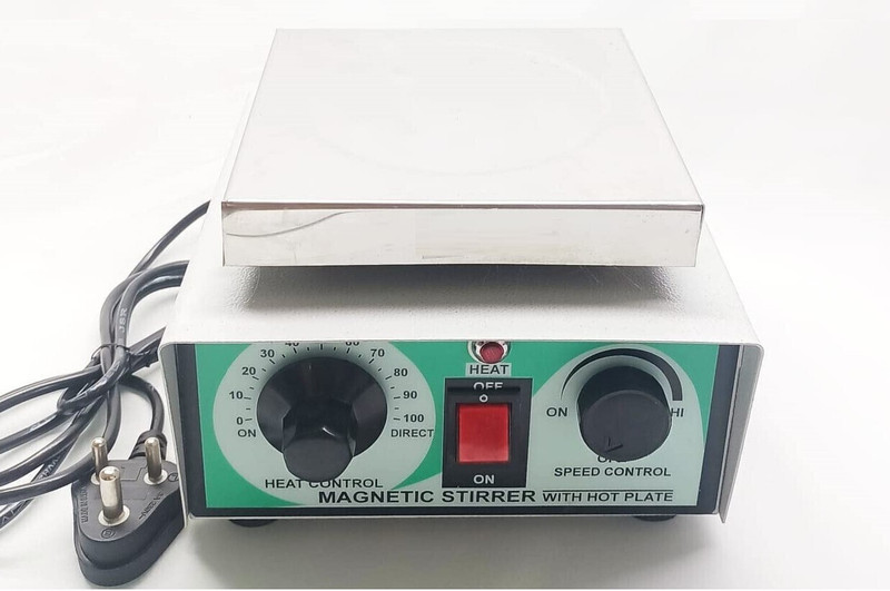 Rawal Magnetic Stirrer With Hot Plate Capacity-2000ml Iron 25 cm Electric Stirrer(Multicolor Pack of 1)