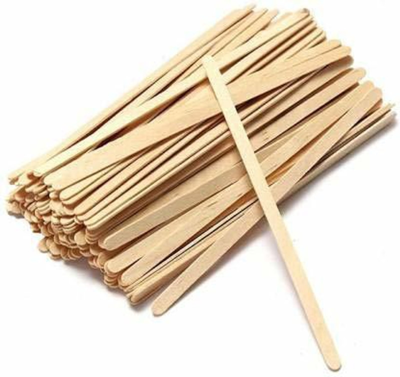 Raj Kumar Wooden 14 cm Stirrer(Beige Pack of 200)