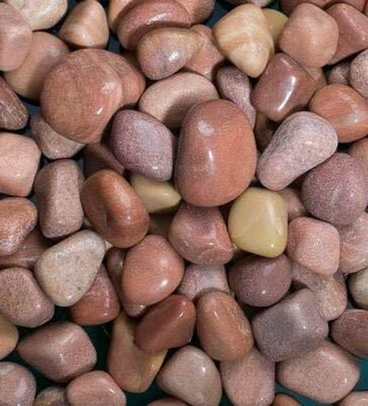VANNEF Stone Natural River Pebbles for Indoor Outdoor Garden & Aquarium Decoration (Black&White, 1Kg) Polished Angular, Asymmetrical Marble Stone(Black, White 1 kg)