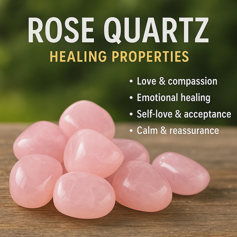 ABABILCRYSTAL ROSE QUARTZ TUMBLE STONE Polished Angular Crystal Stone(Pink 100 g)