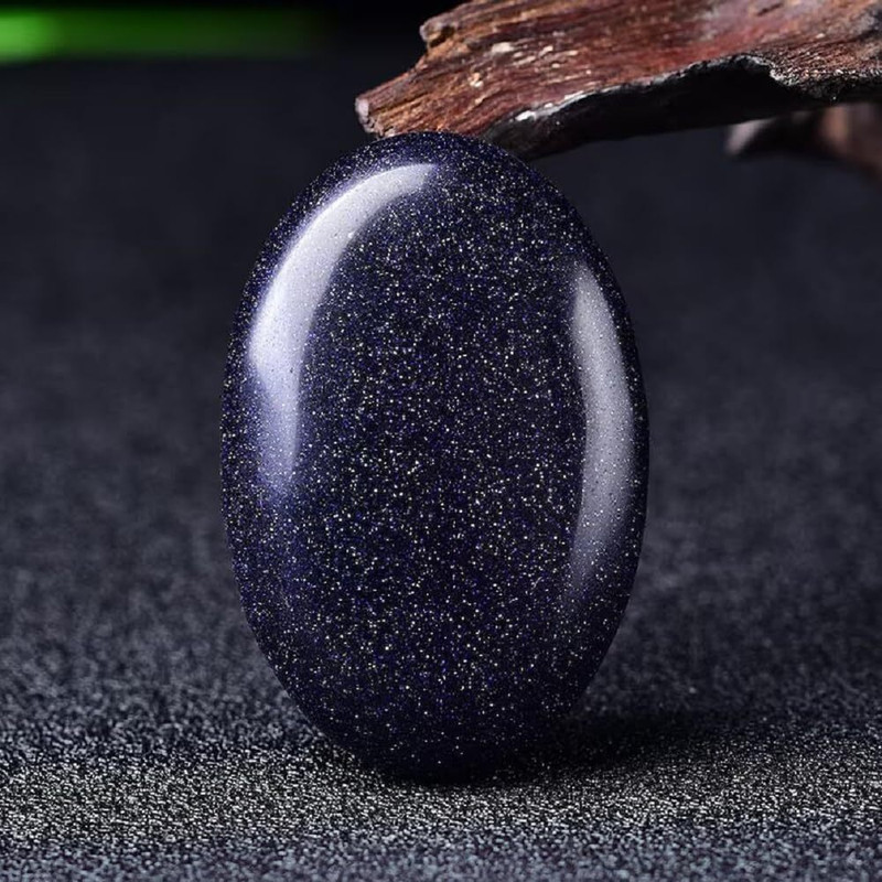 SS Murti Amethyst Palm Stone Crystal Large Crystal Palm Stone Polished Polished Oval Crystal Stone(Purple 1 Pieces)