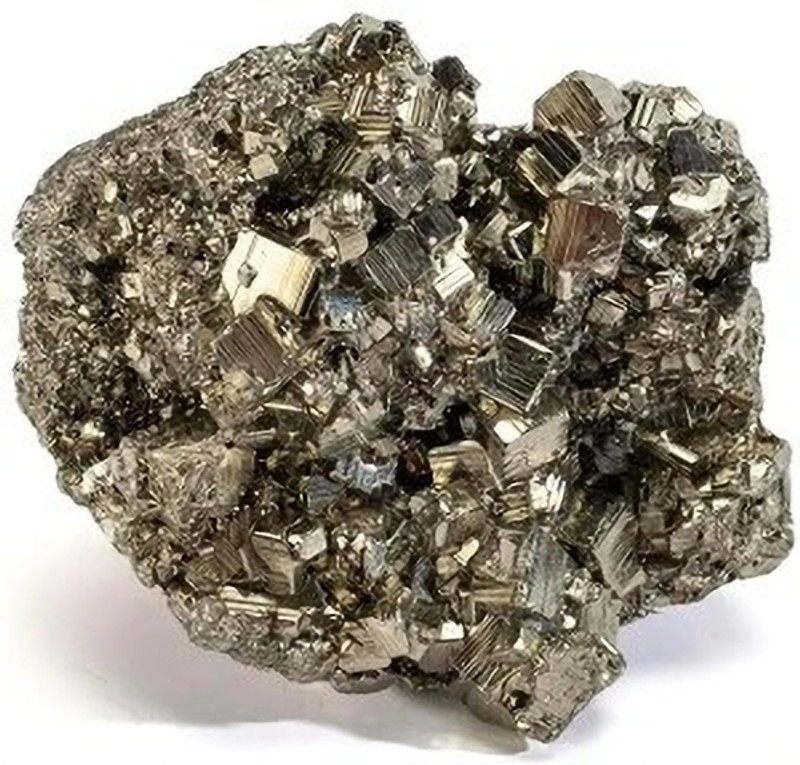TEKFAST (Pack of 1) Raw Pyrite Stone Certified Natural Silver For Home & Office Decor Regular Asymmetrical Crystal Stone(Silver 150 g)
