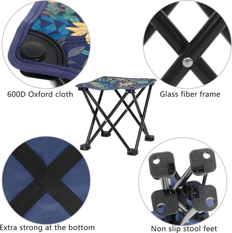 Krique Folding Slacker Chairs for Fishing Travelling Picnics Foldable Steel Inversion Table