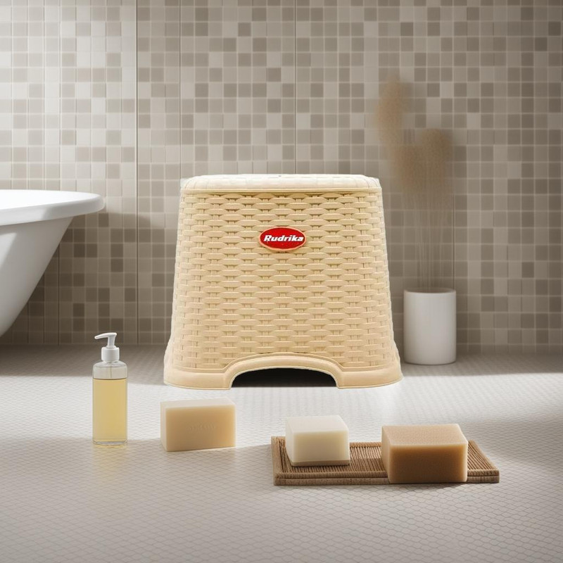 Sevyam Sevyam Rudrika Stool(White, Pre-assembled) - 72% off at DetectaDeal