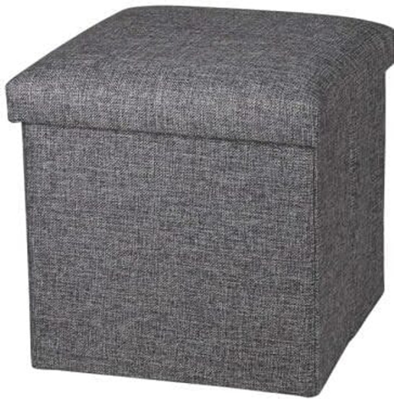 mbuys Cube Shape Sitting Stool with Storage Box Living Foldable Storage Bins Clothes Bike Storage Stand(Wall Mount)