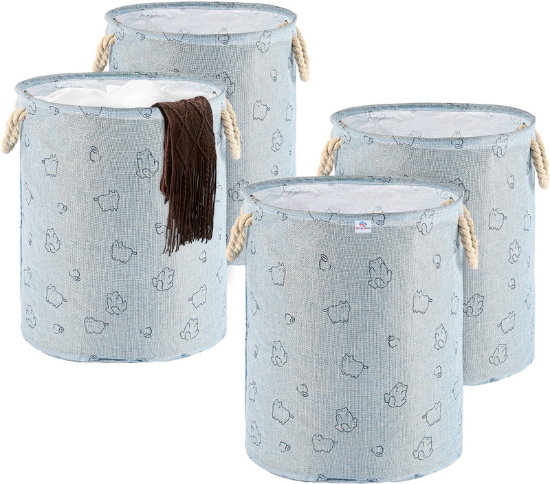 KUBER INDUSTRIES Jute, Polypropylene 105HH038438 Storage Basket(Pack of 4)