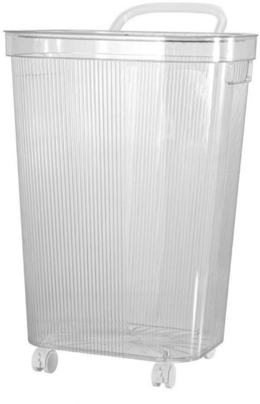 PREMSONS Plastic storage bin with Wheels & Handles 2kg – Durable Multipurpose Organizer Storage Basket(Pack of 1)