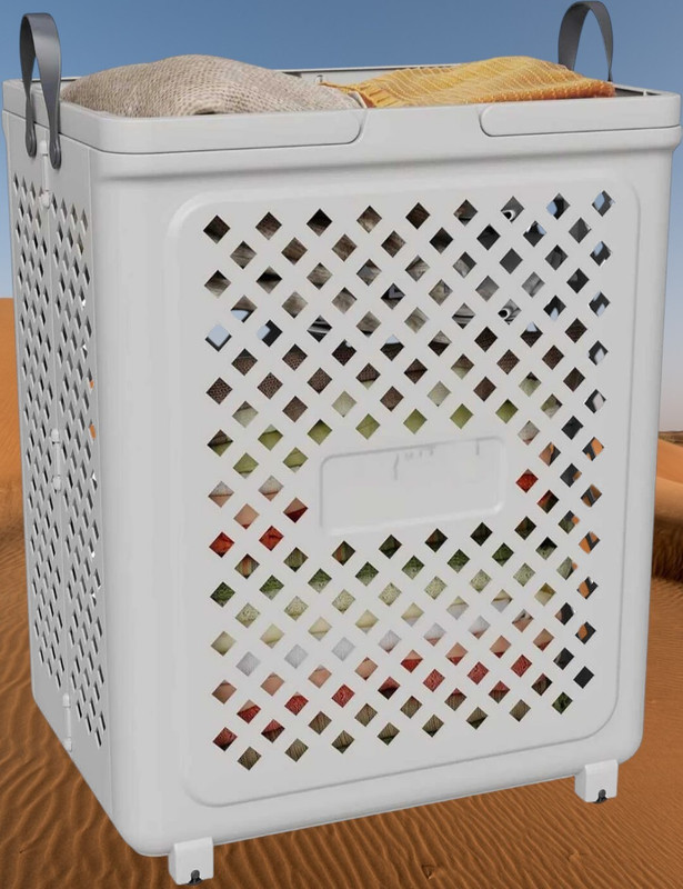 RISEM INTERNATIONAL Plastic Laundry Basket (Plastic) Storage Basket(Pack of 1)