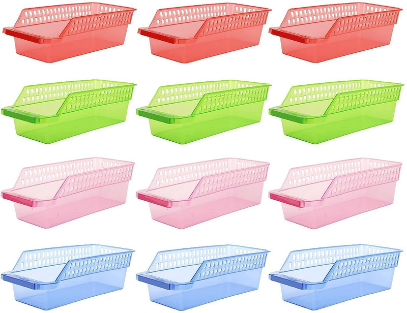 Flipkart SmartBuy Plastic Fridge Space Saver Basket For Fruit, Vegetable and Egg | Egg Basket Storage Basket(Pack of 12)