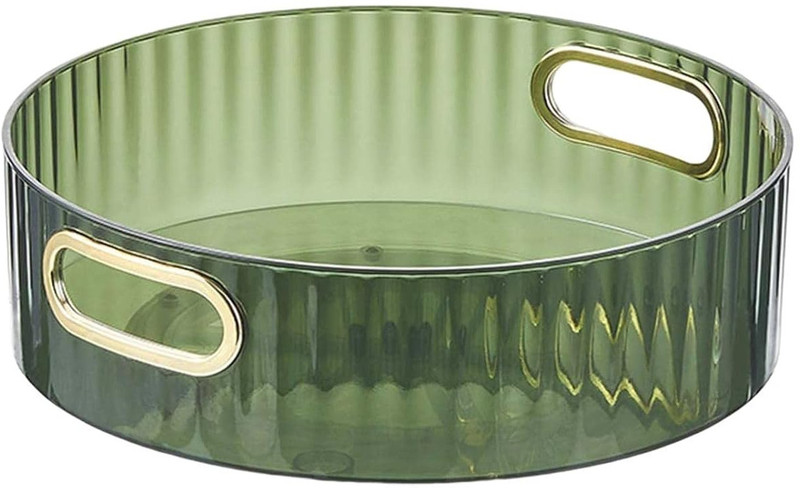 JOIN BROTHER DONE DEAL Plastic Multi-Purpose 360° Rotating Organizer Tray Space-Saving Kitchen & Pantry Tray Storage Basket(Pack of 1)