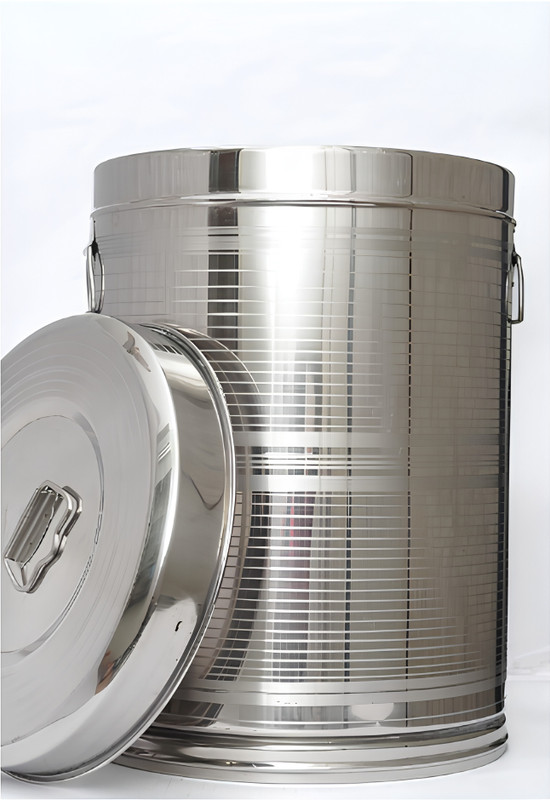 Manbhav Industries stainless steel kitchen kothi STEEL KOTHI 25L new 25 L Drum(Silver, Pack of 1)