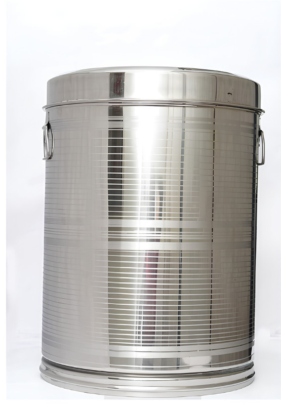 Manbhav Industries Kothi 15-litre Kothi 15-litre 15 L Drum(Silver, Pack of 1)