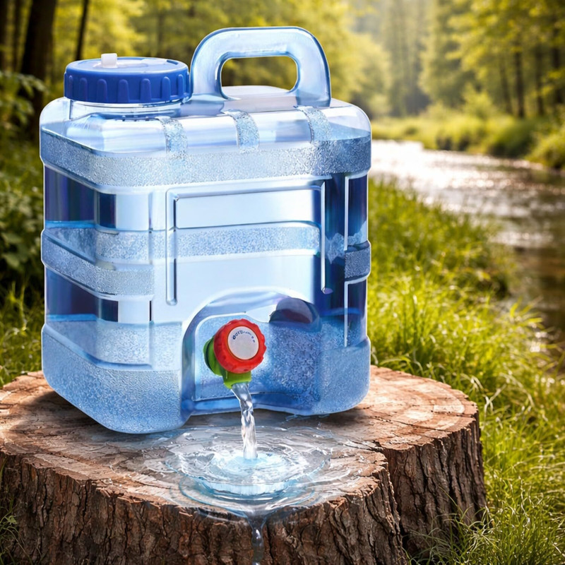 CAREOPETA 20 L Camping Water Container Portable Camping Can 20 L Camping Water Container Portable Camping Can Water can 10 L Drum(Blue, Pack of 1)