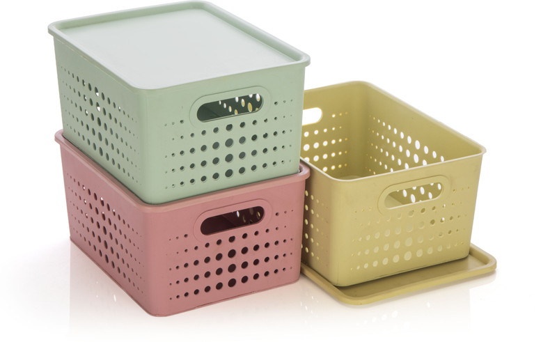 Mighty World Shelf Organizers(Multicolor, Plastic)