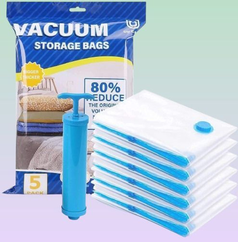 TIADINE vacuumbag34 Travel Storage Vacuum Bags(Pack of 5)