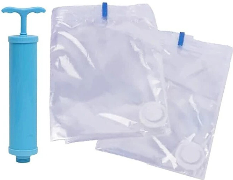 Capitalpoint Storage Vaccum Bag pack of 6 (Large 60 X 80 cm) Travel Storage Vacuum Bags(Pack of 5)