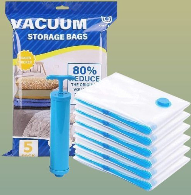 Waghenterprise vacuumbag94 Travel Storage Vacuum Bags(Pack of 5)