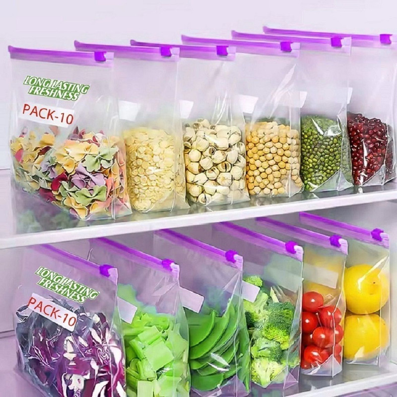 Laprex Palace LP_zip lock bags for food storage Miscellaneous Storage Vacuum Bags(Pack of 1)