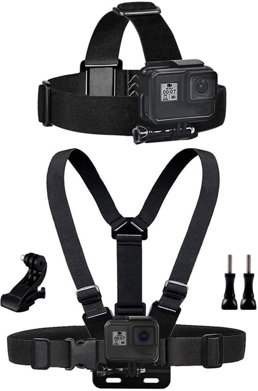 Viraan Universal Chest Camera Strap for Action Camera Use Strap(Black)