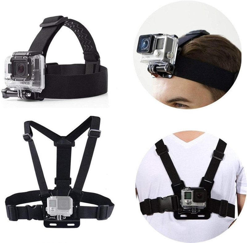 Viraan Body Worn Chest Camera Strap for Outdoor Activities Strap(Black)