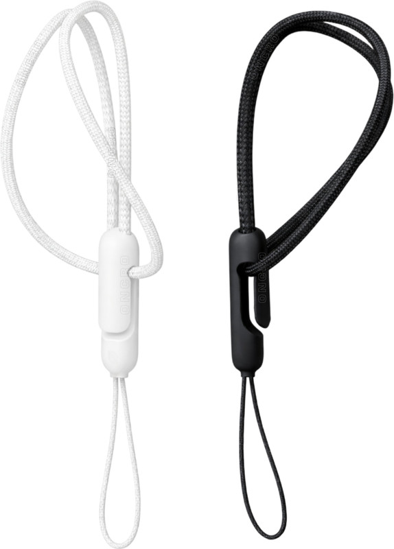 ONCRO White & Black Adjustable Lanyard AirPods Phone Case Camera USB Keychain Clip Strap(Black & White)