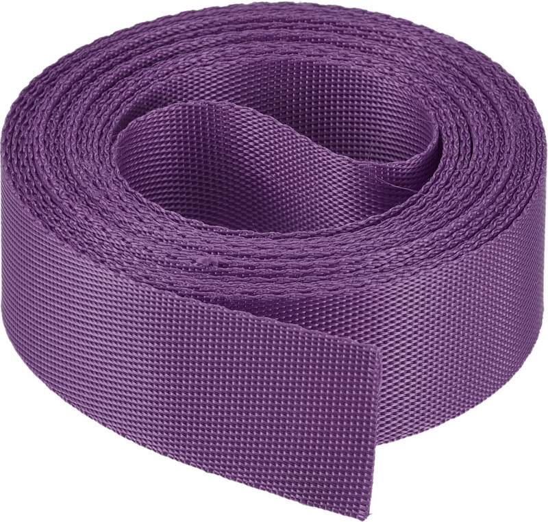 iCONY 1" Wide Nylon Webbing Strap, 10 Metres, 0.7 mm Thickness Strap(Dark Purple)