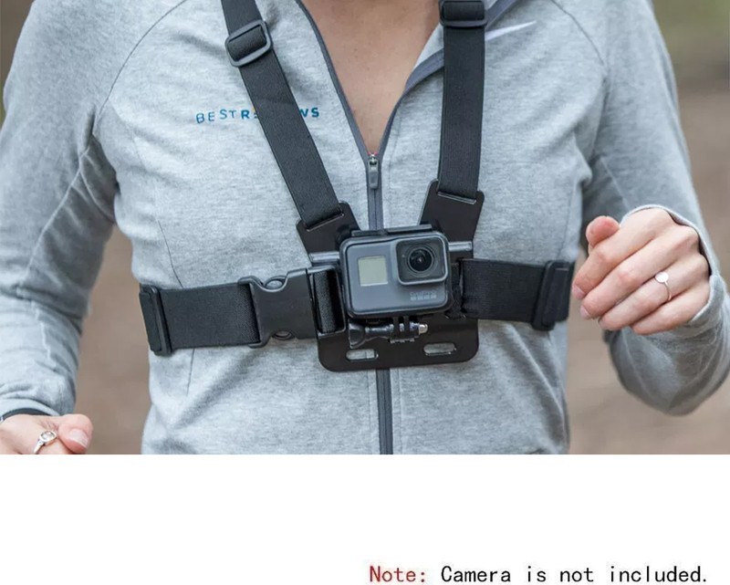 MOODY Mount Body Belt Harness for Gopro Hero Strap(Black)
