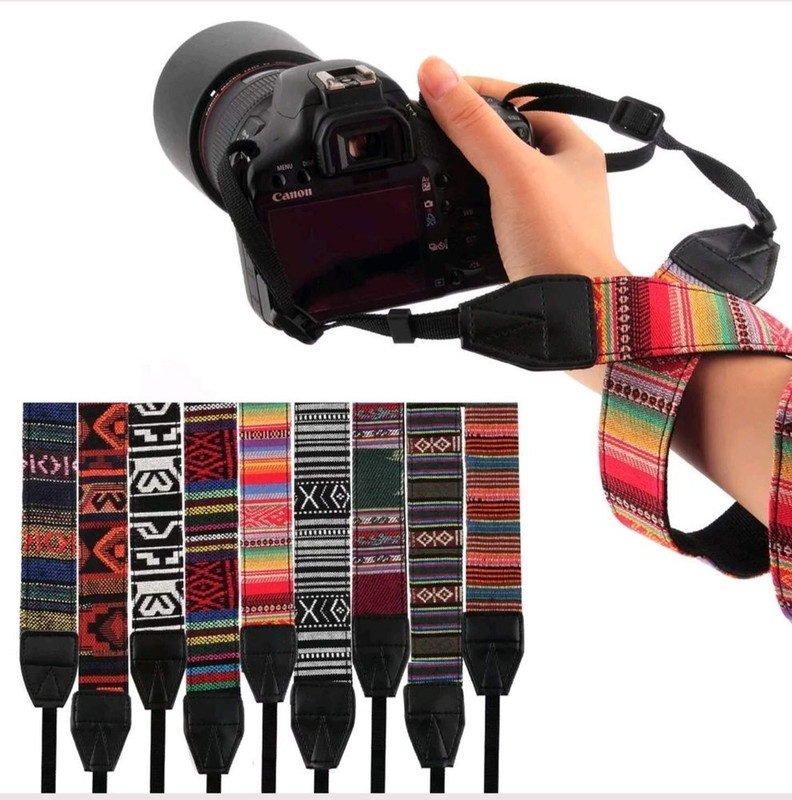 Cam cart Multicolor Camera Shoulder Strap Belt Compatible with All DSLR/SLR, (Pack of 2) Strap(Multicolor)