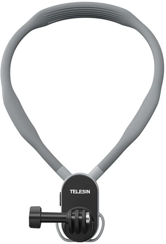 Telesin S2 POV Neck Mount Suitable for Go-Pro, Magnetic Necklace Holder Strap(Grey)