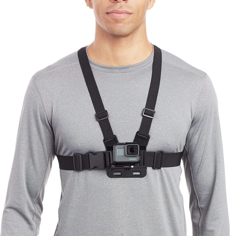 Viraan Strap Mount for Outdoor and Action Recording Strap(Black)