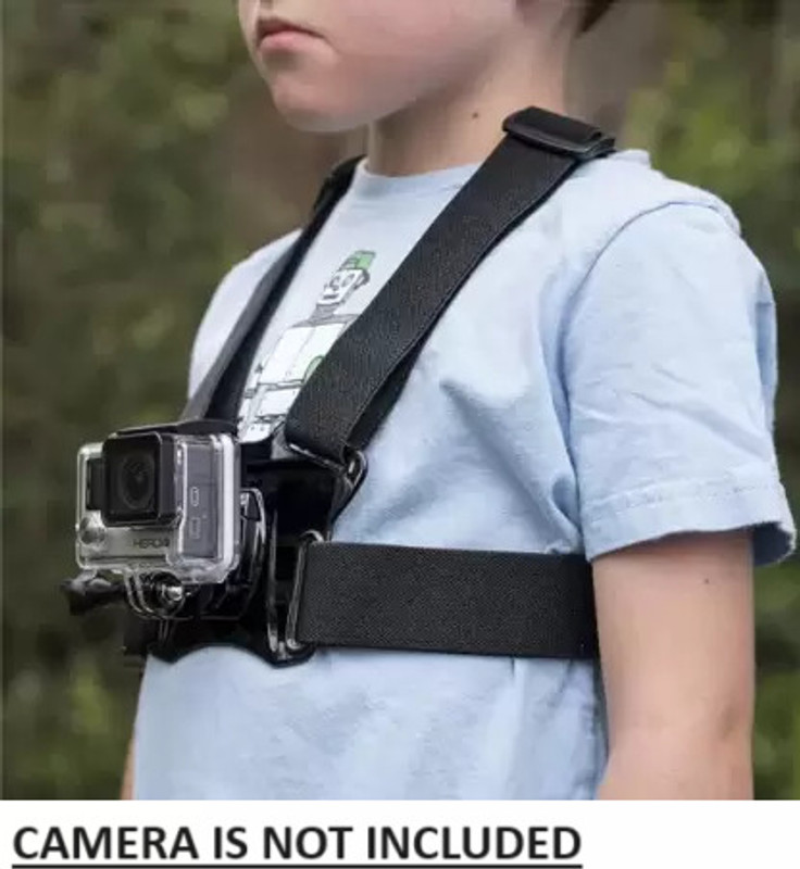 Like Star Chest Strap Mount Belt Harness Head Strap Mount with Phone Holder Strap(Black)