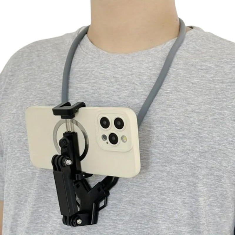 SUICUNE Neck Mount Camera Neck Bracket for Action Camera Video Shoot Strap(Black)