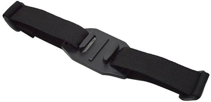 Axcess Vented Adjustable Head Helmet Strap Belt Strap GoPro Hero 11 10 9 Action Camera Strap(Black)