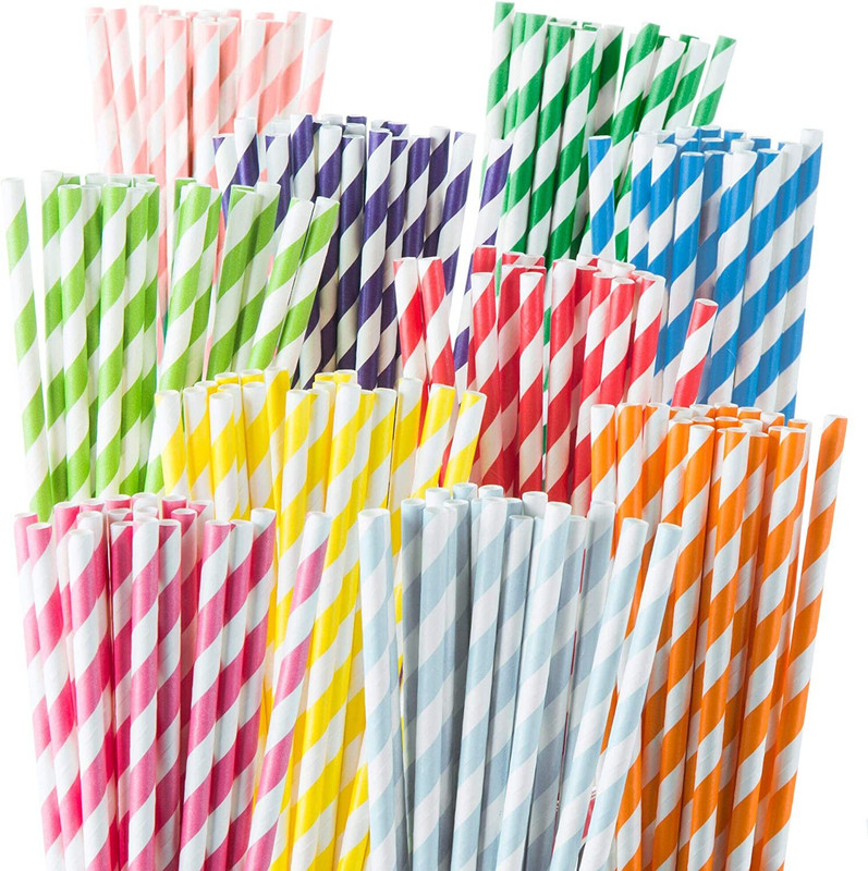 Imaashi Straight Drinking Straw(Multicolor, Pack of 100)